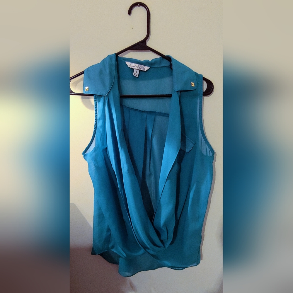 Blue vest